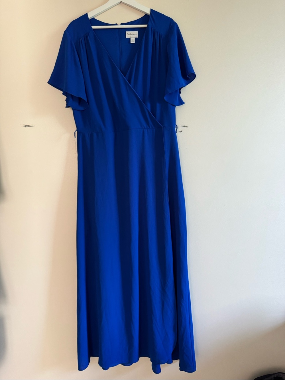 Premier Cobalt Blue Wrap Maxi Dress